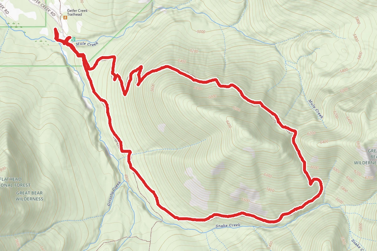 Snake Loop Trail No. 660
