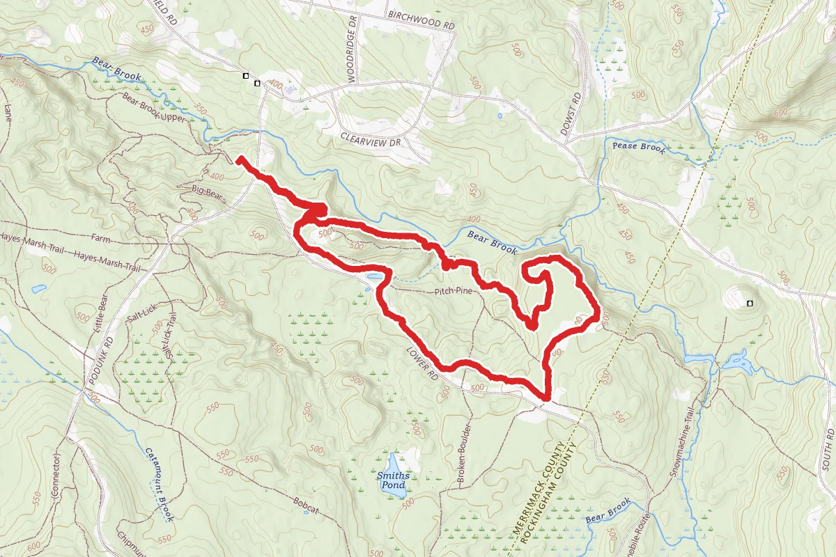 Hemlock, Camp, Pitch Pine Trails Loop