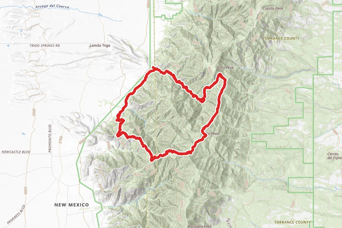Salas Trail #184 and Trigo Trail Loop