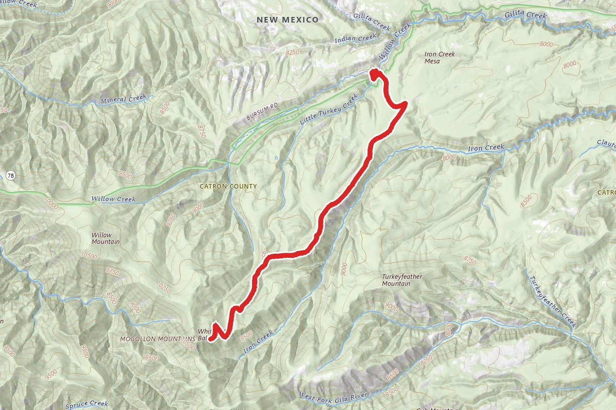 Iron Creek via West Fork Trail