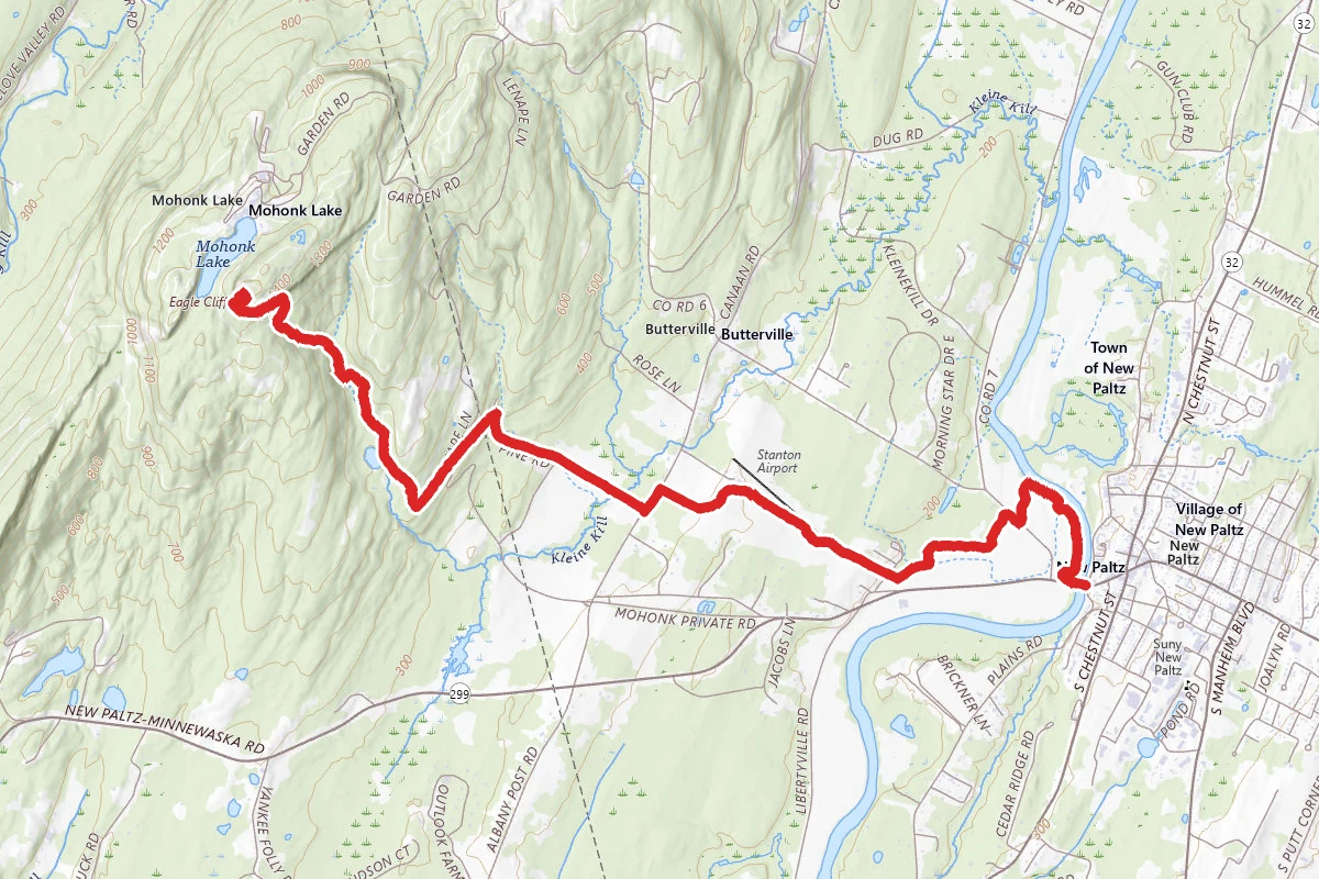 Skytop Reservoir via River-to-Ridge and Duck Pond Trail