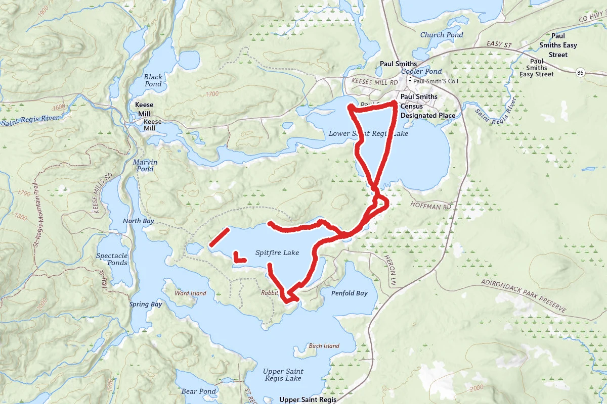 St. Regis Lakes and Spitfire Lake