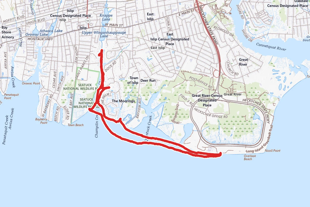 Heckscher Park South Bay Kayak