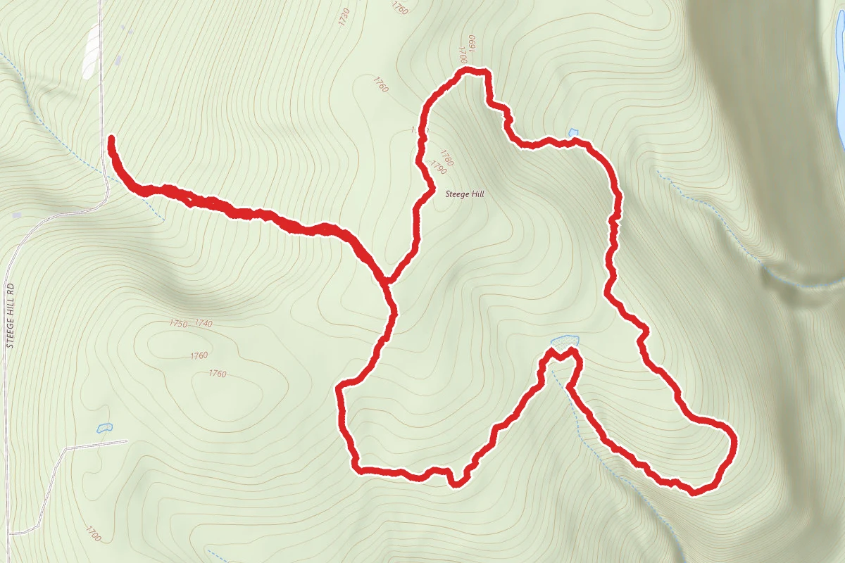 Steege Hill Black, Blue, and Yellow Loop