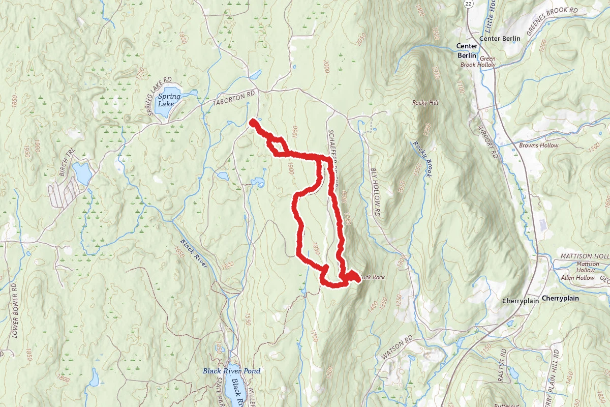 Buck Rock via the Deer Run trail