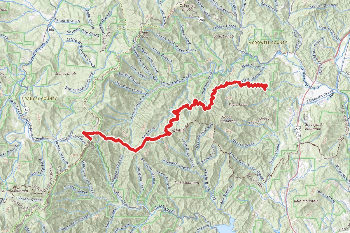 Bad Fork Trail to FR469