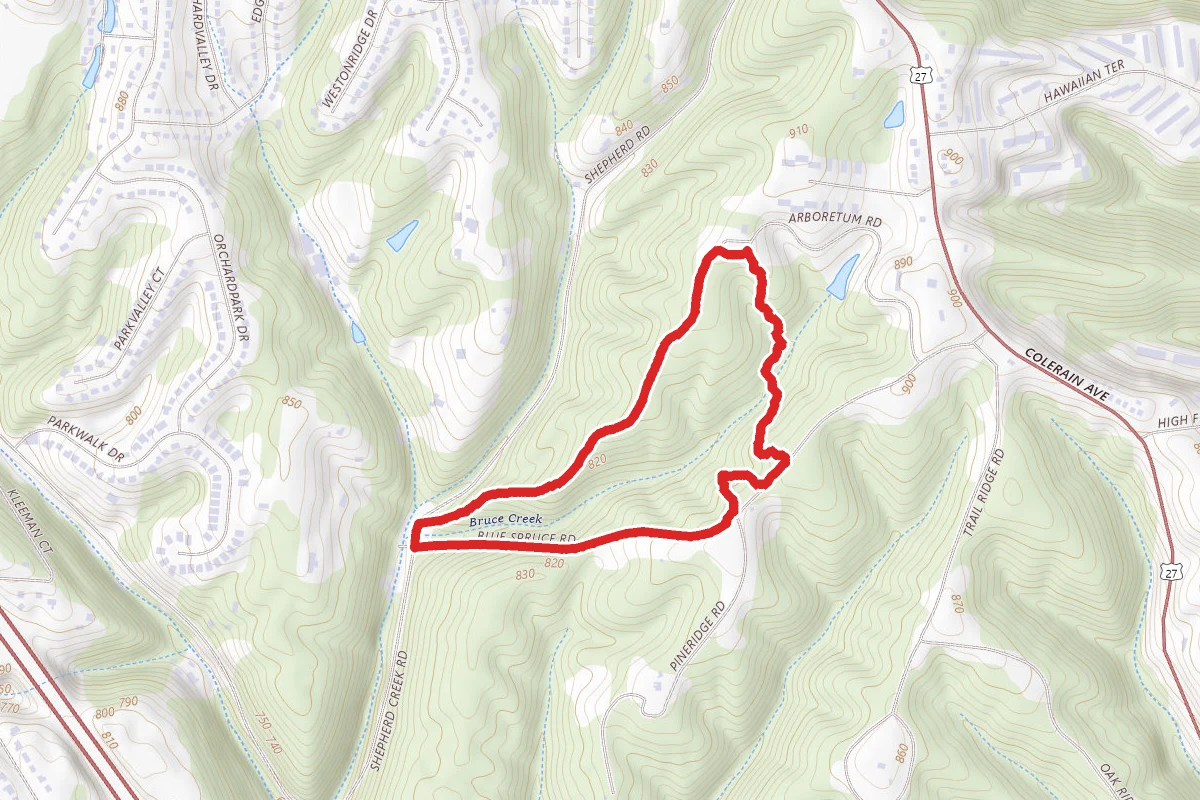 Mount Airy Arboretum Loop