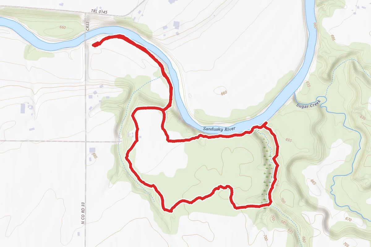 Shawnee, Ravine Trail, Seneca Loop