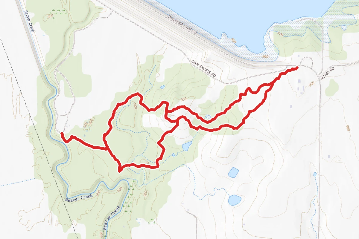 Beaver Creek Green Trail via Red Trail