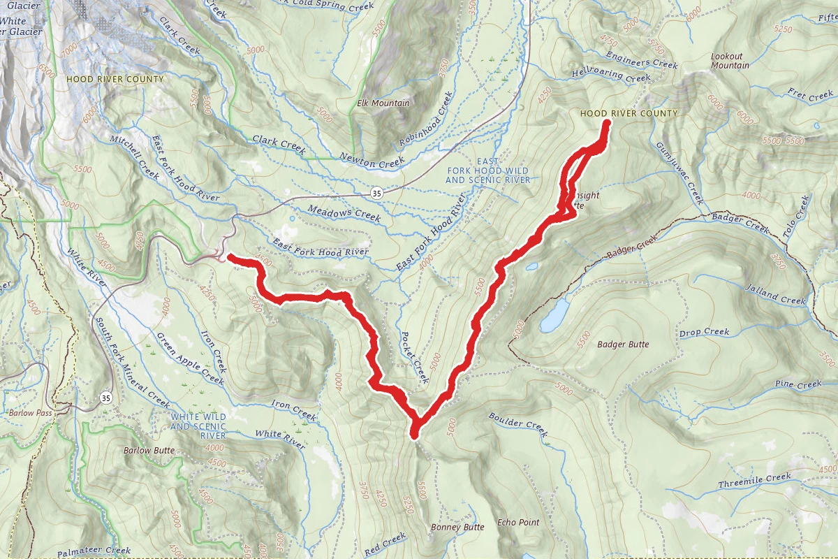 Gunsight Ridge Trail