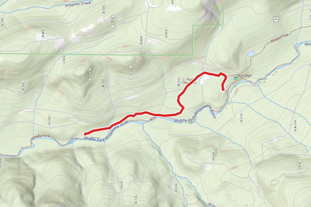 Sacandaga Campground Area Trails