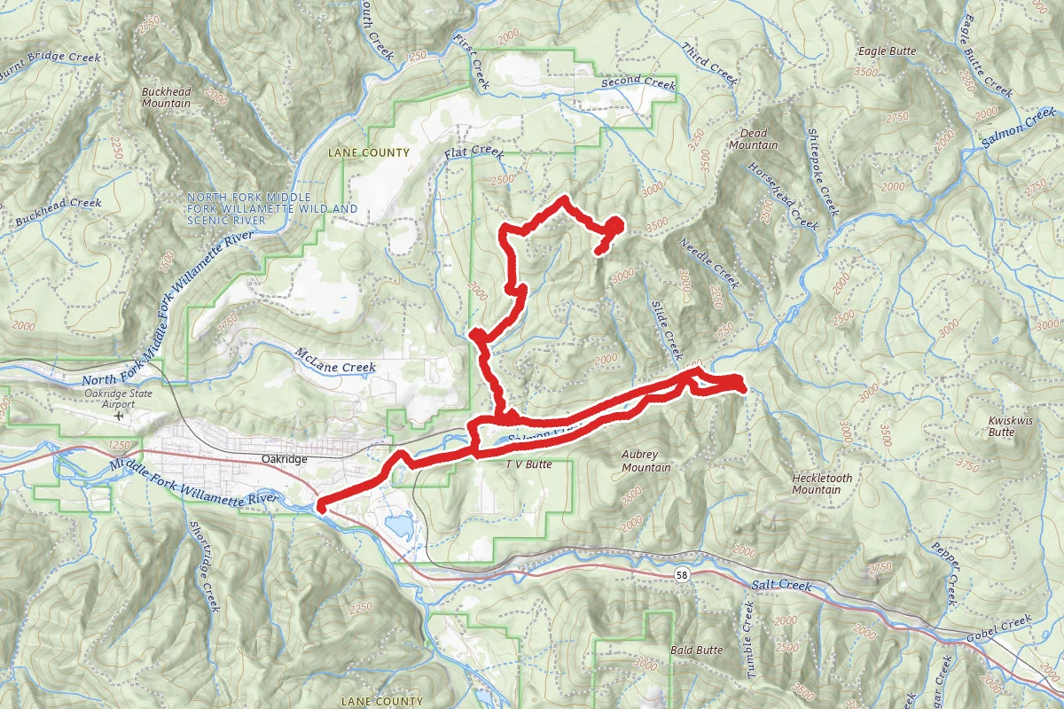 Salmon Creek and Dead Mountain Loop