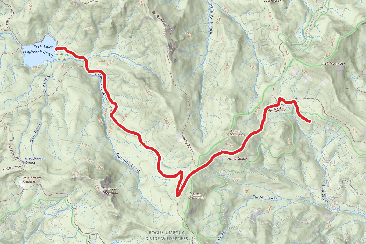 Fish Lake Alternate Approach