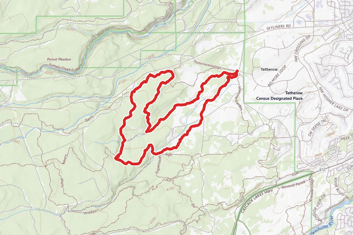 Kent’s Trail to Bens Trail to Phil’s Trail Loop