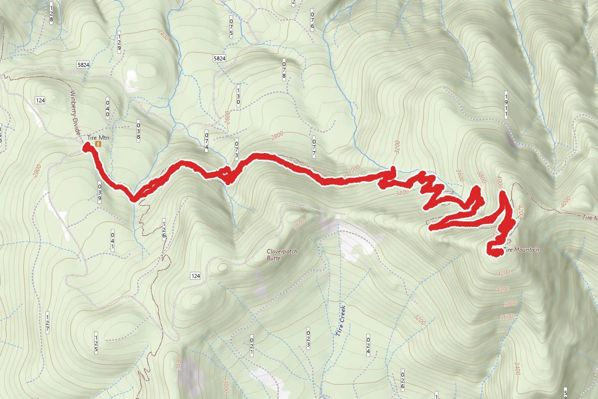 West Side Tire Mountain Trail