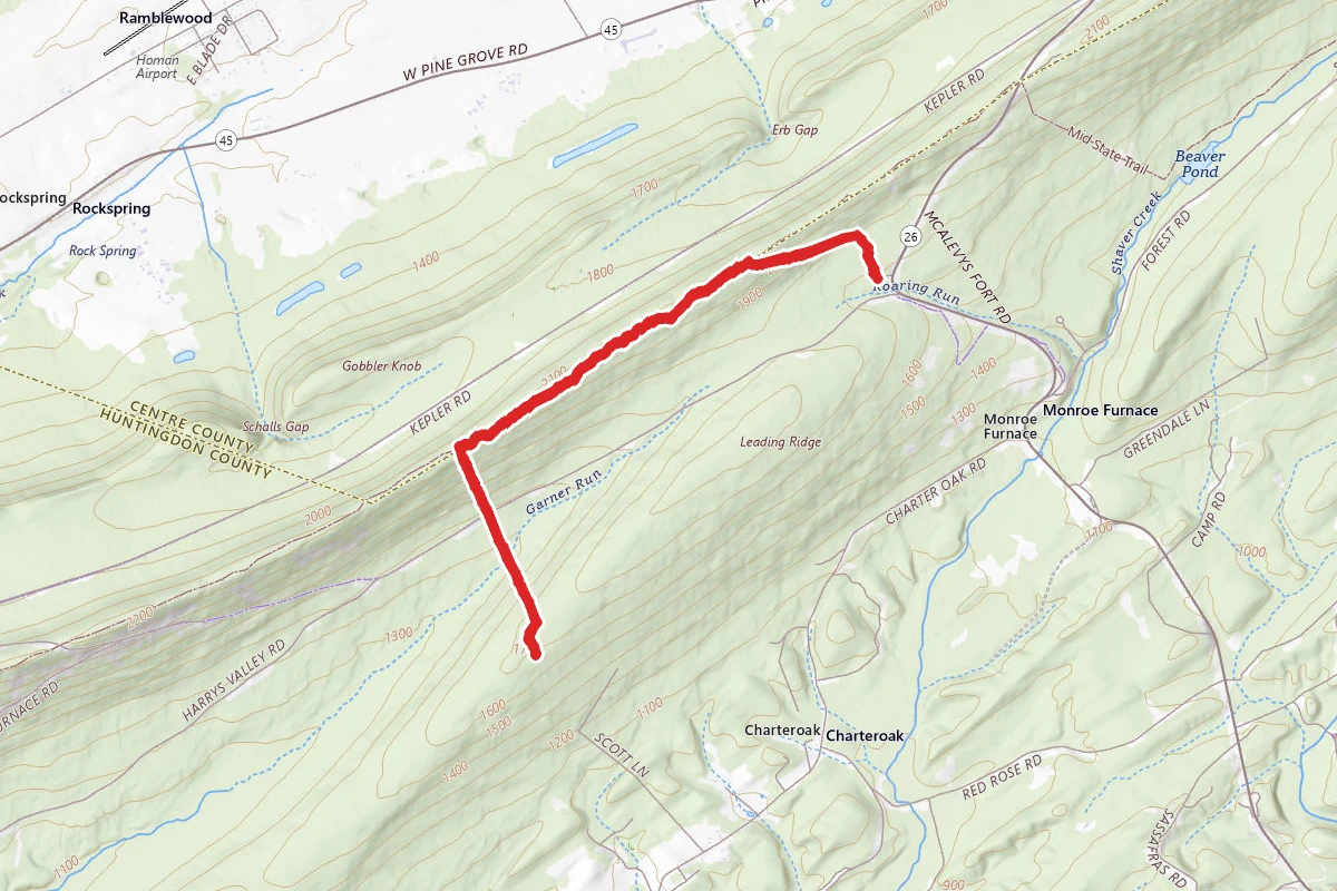 Campbell Trail and Crownover Trail