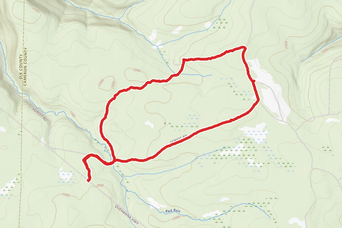 Red Run, Sanders and Lincoln Road Loop