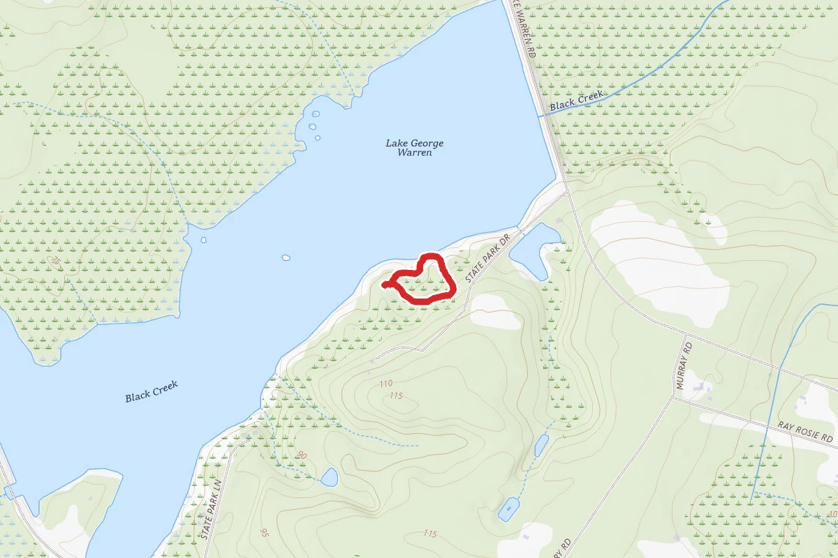 Lake Warren State Park Nature Trail