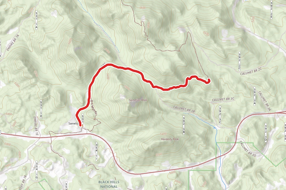 Centennial Trail via Samelius Trailhead