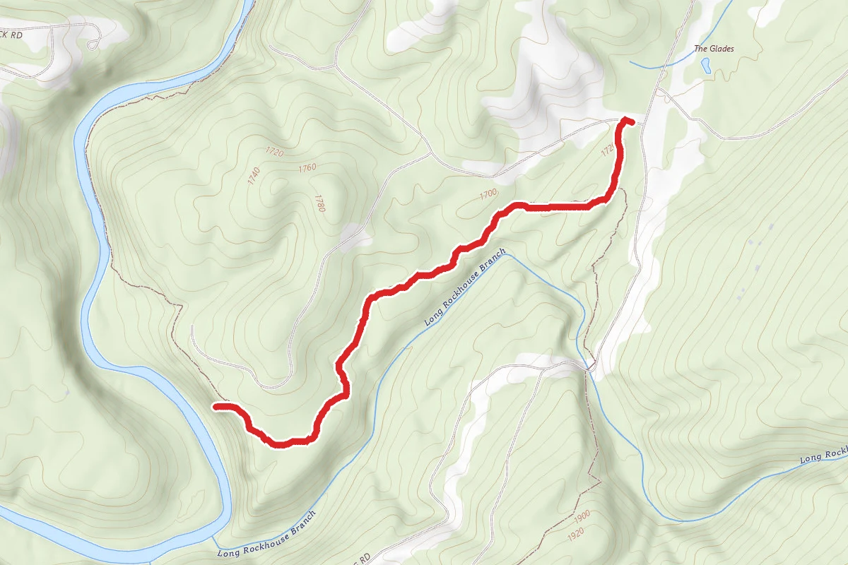 Daddy's Creek Trailhead Overlook
