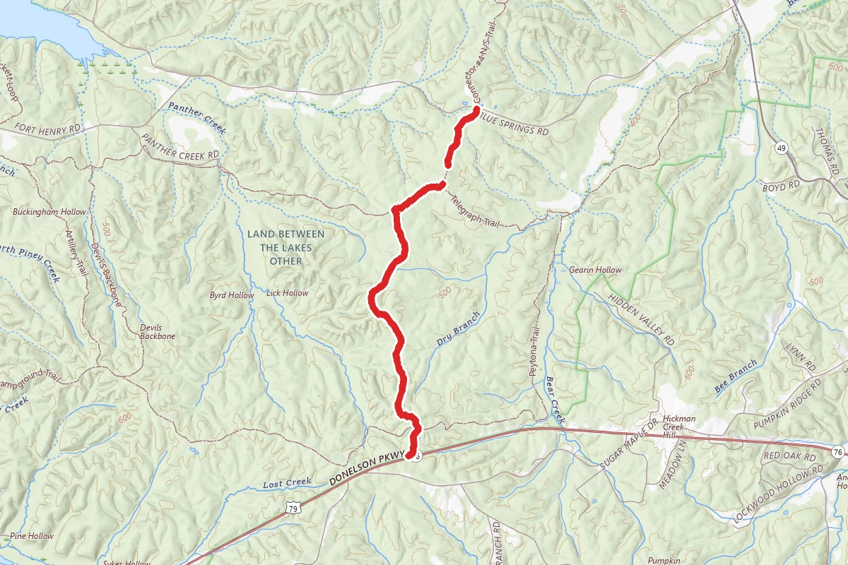 Tennessee Ridge Trail Hwy 79 Access
