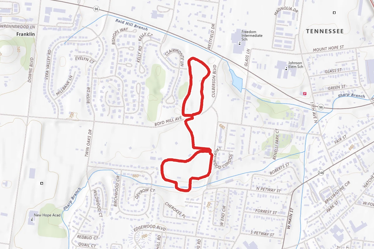 Jim Warren Park Trail