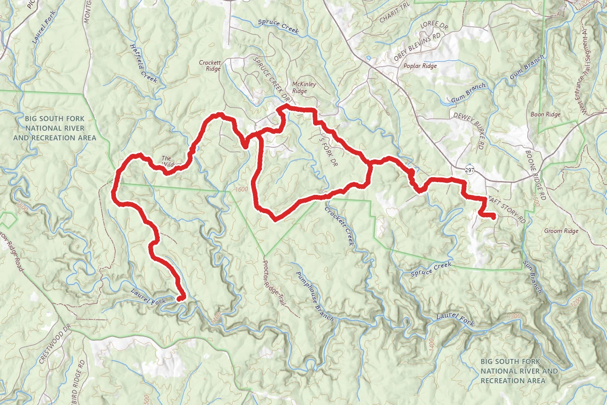 Spruce Creek and Sawtooth Ridge Trail