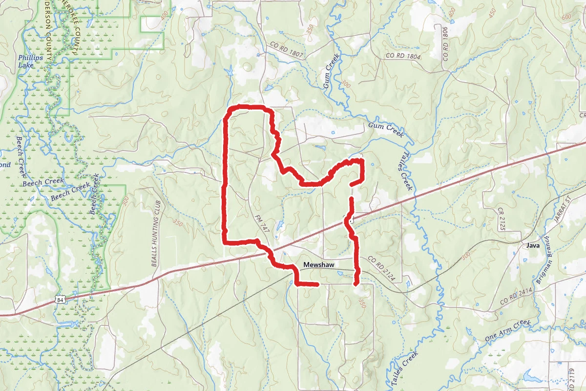 I.D. Fairchild State Park- North Side Extended Loop