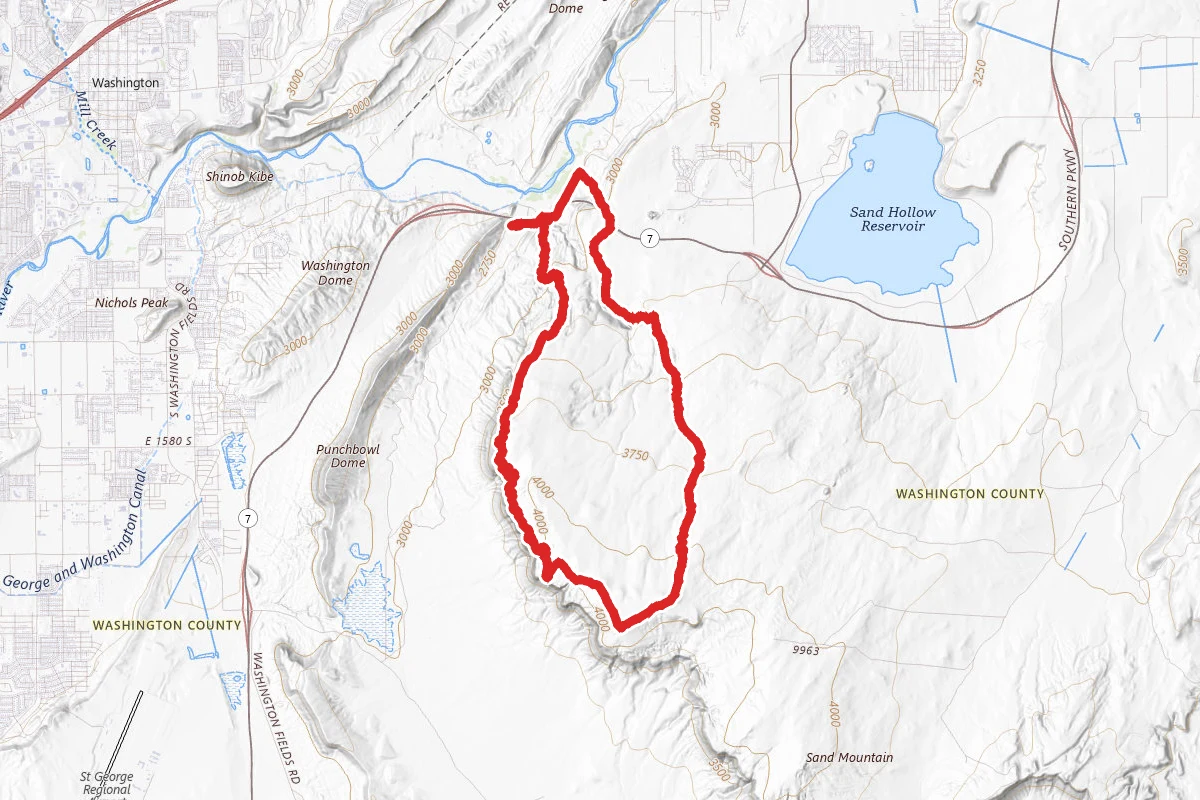 West Rim Trail and Fault Line OHV Loop