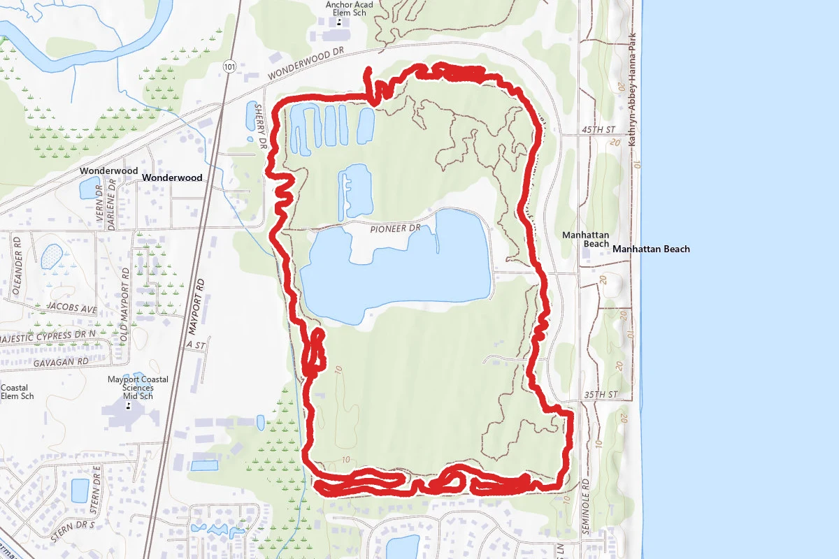 Hanna Park South Trail