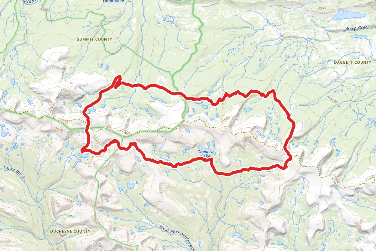 Chepeta Lake to Spirit Lake