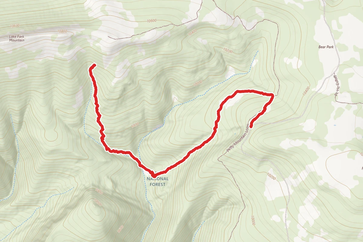 Meadow to Lake Fork Mountain