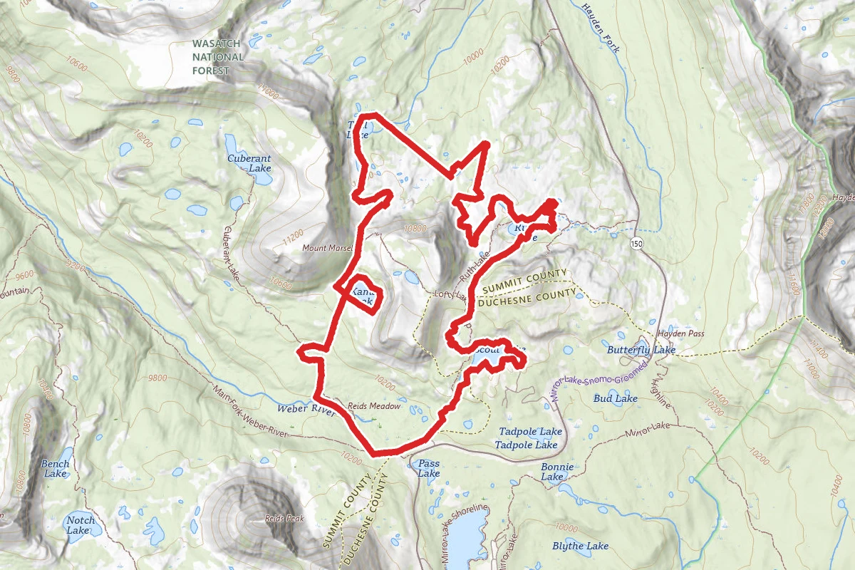 Lofty Lake Trail Extended