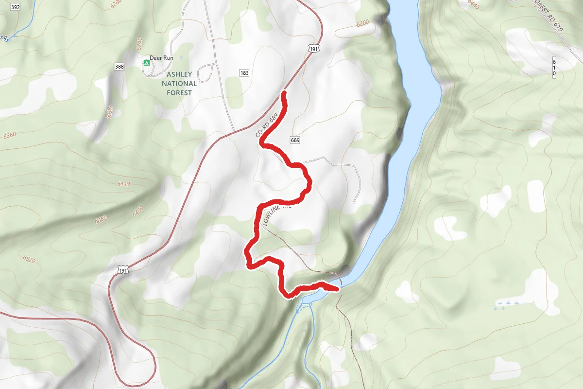 Cart Creek Maintenance Trail