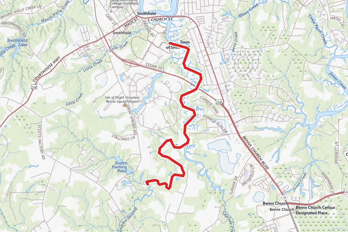 Cypress Creek to Champion Swamp