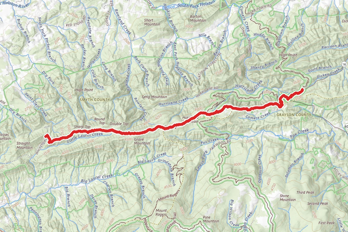 Dickey Gap via Iron Mountain Trail