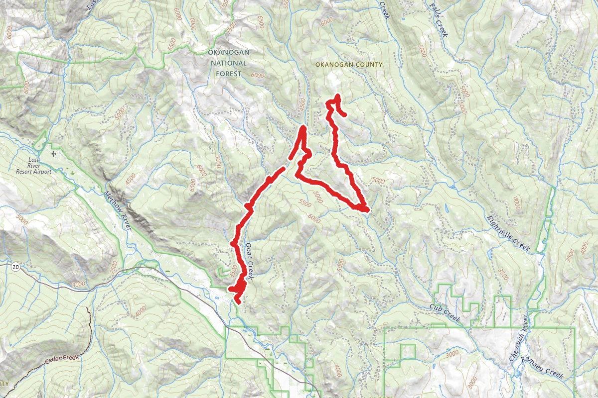 Sweetgrass Butte via Goat Creek OHV Road