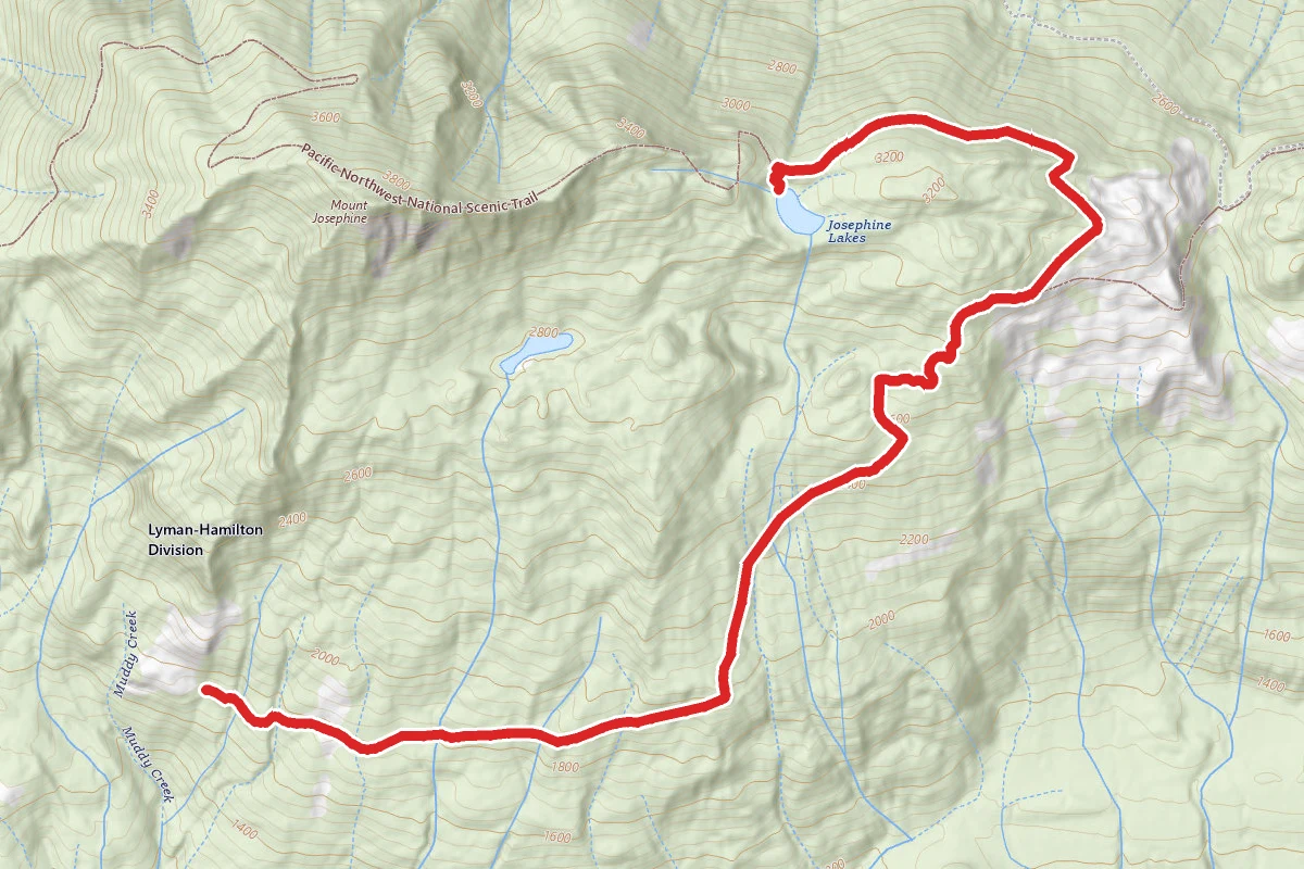 Upper Lake Josephine OHV Trail