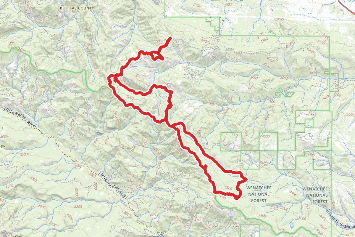 Taneum and Manastash Ridge Trail OHV Loop