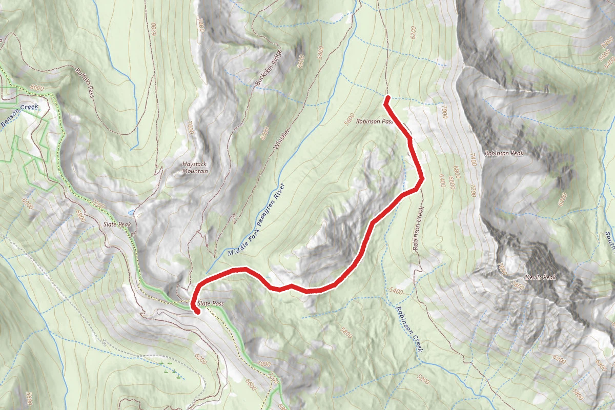 Slate Peak to Robinson Pass