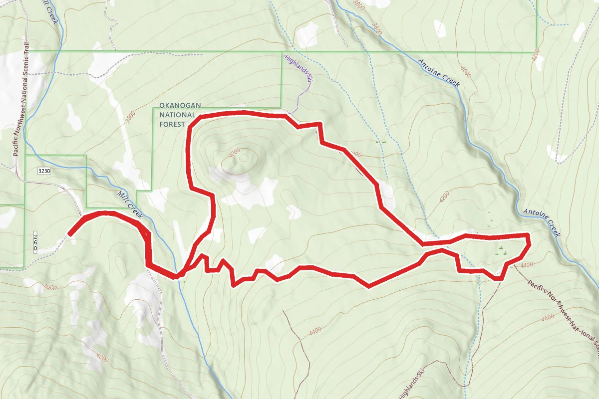 Highlands Sno-Park Area Trails