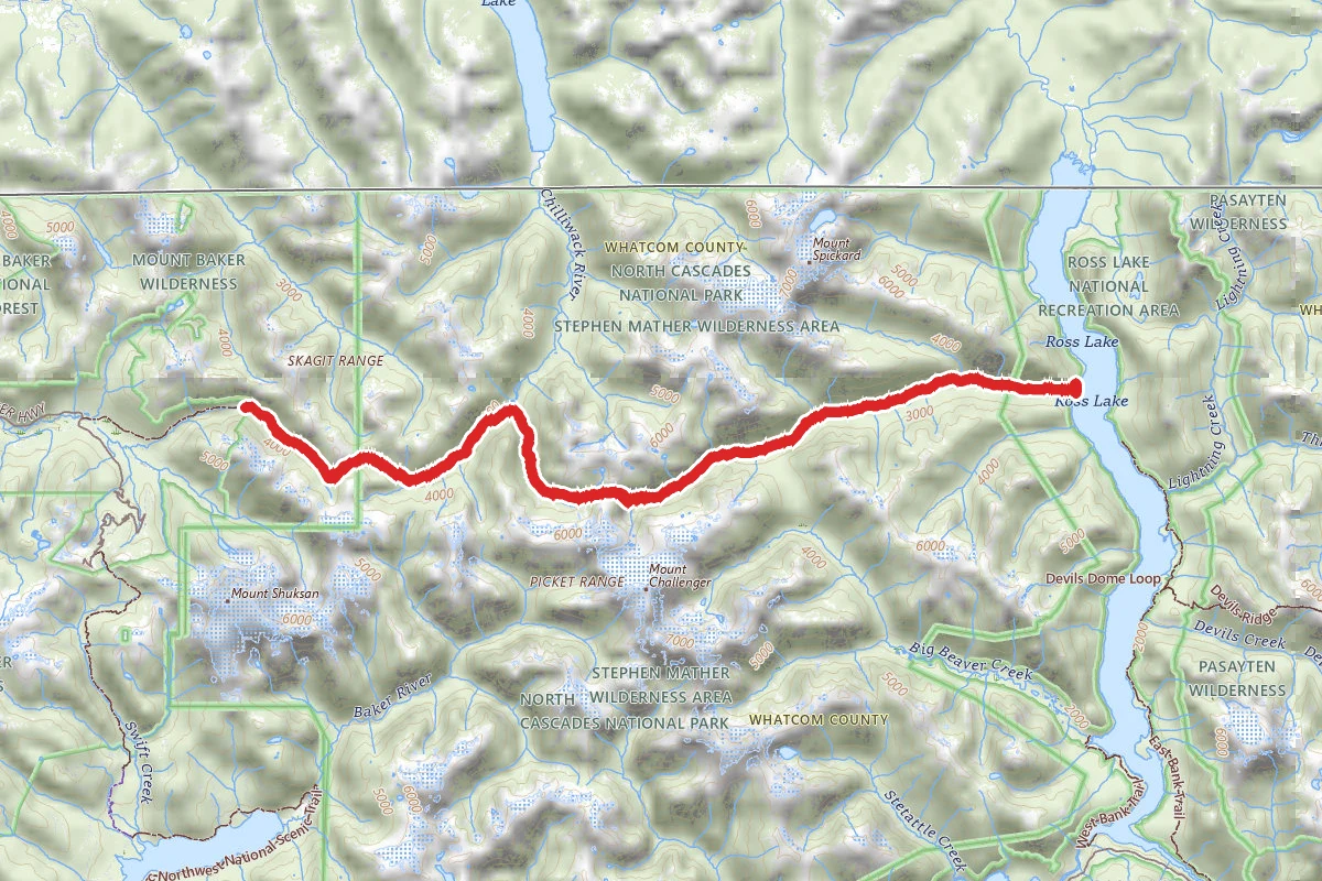 Little Beaver Trail via Hannegan Pass