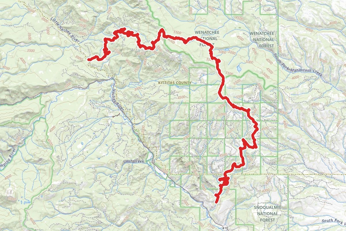 Shoestring And Upper Kaner Westbound OHV Trail