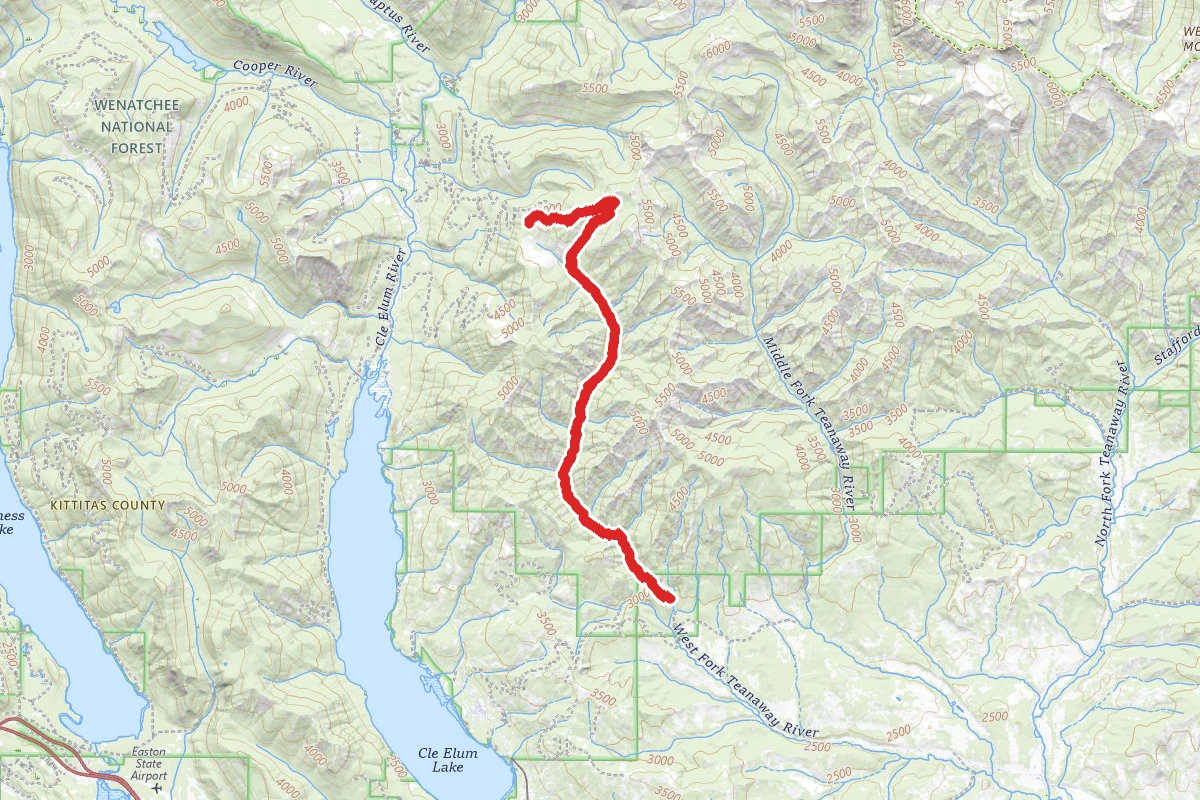 West Fork Teanaway Trail