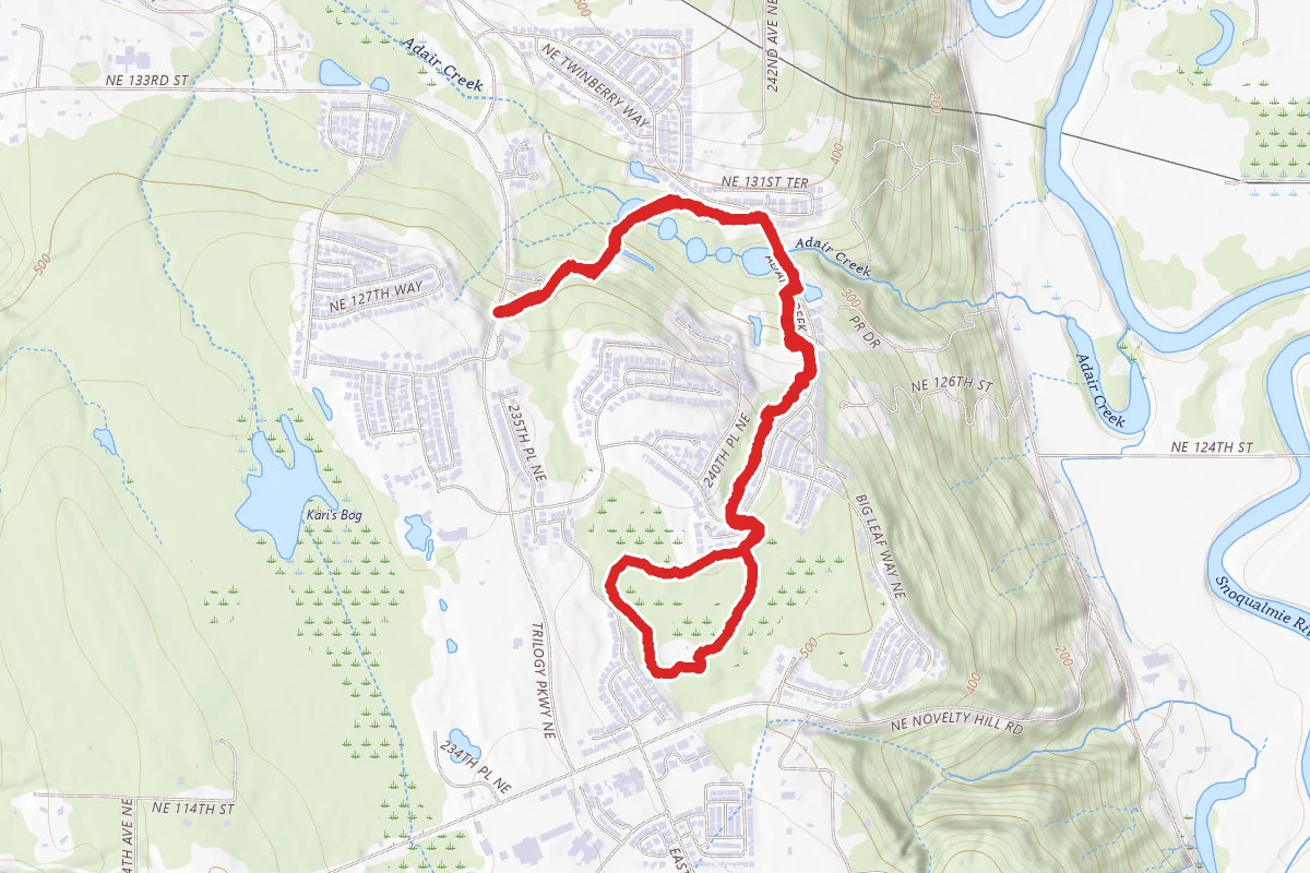 Enclave Trail, Adair Trail, and Sunrise Loop