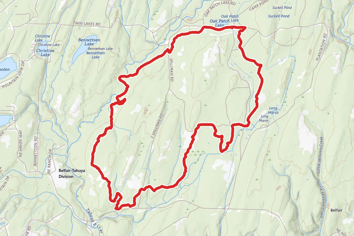 Belfair Staging to Tahuya River Trail OHV Loop
