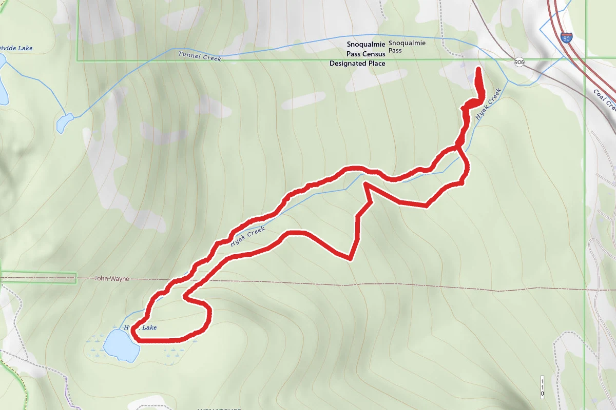 Hyak Creek to Nordic Pass Trail