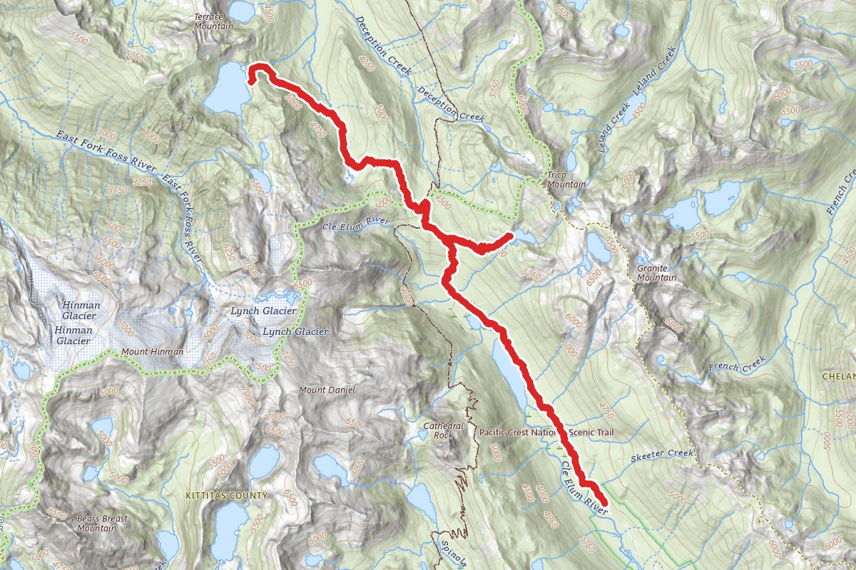 Marmot Lake and Tuck Lake