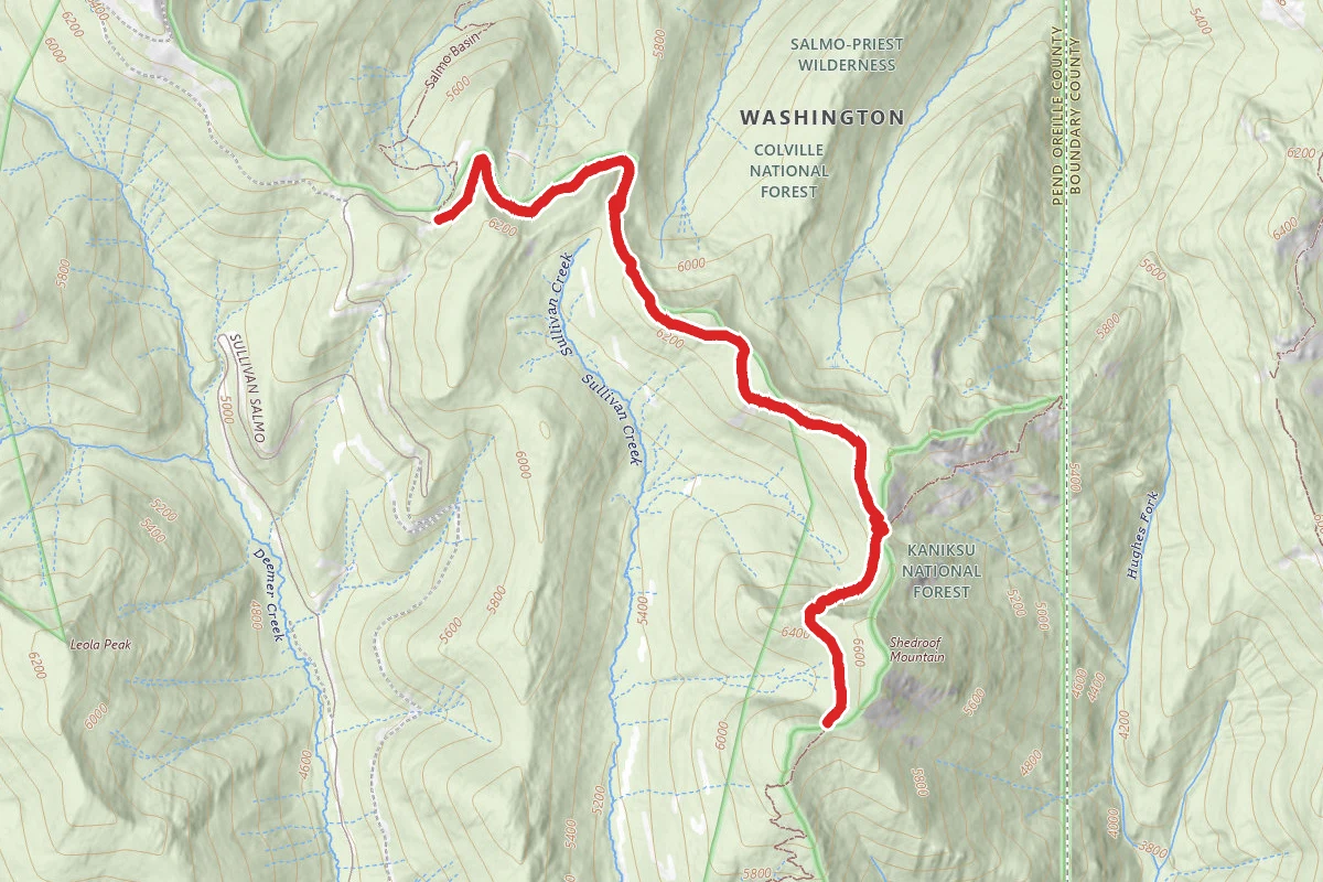 Shedroof Mountain Trail