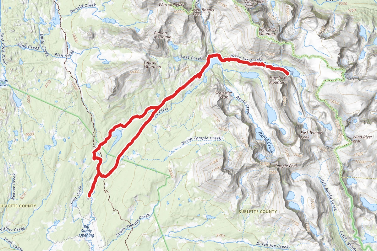 Black Joe Lake Trail